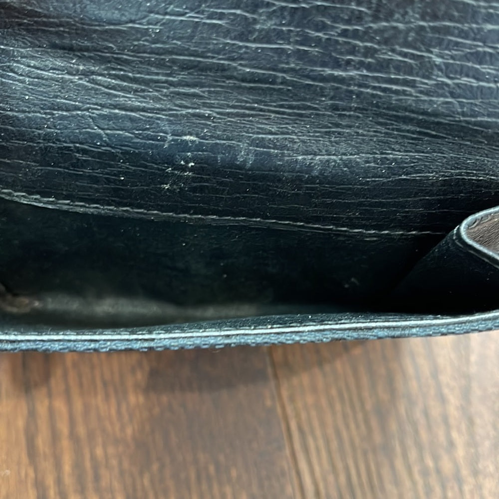 Gucci Women’s Horsebit Black Canvas Wallet