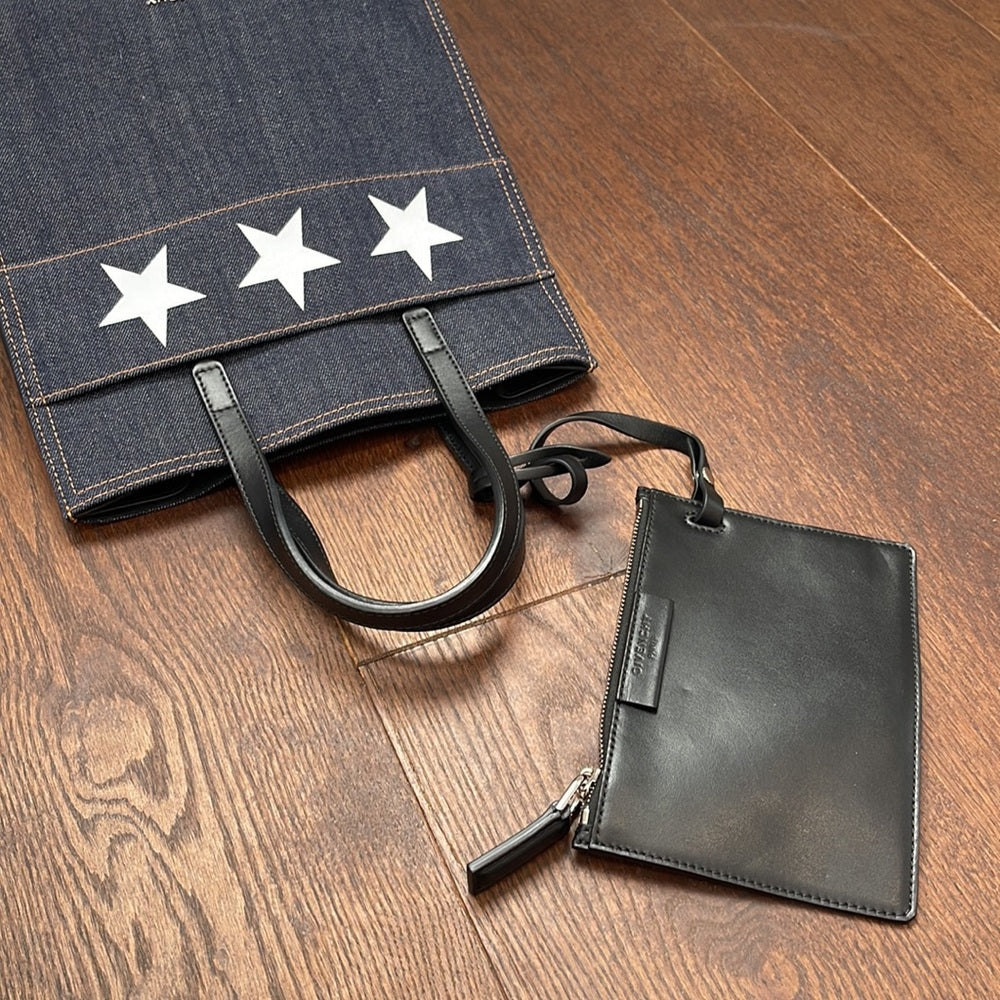 NWT Givenchy Blue Denim Small Stargate Bag