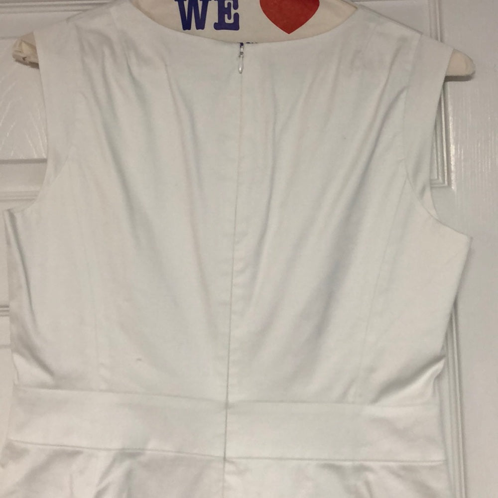 Lafayette 148 Size 8 White Dress
