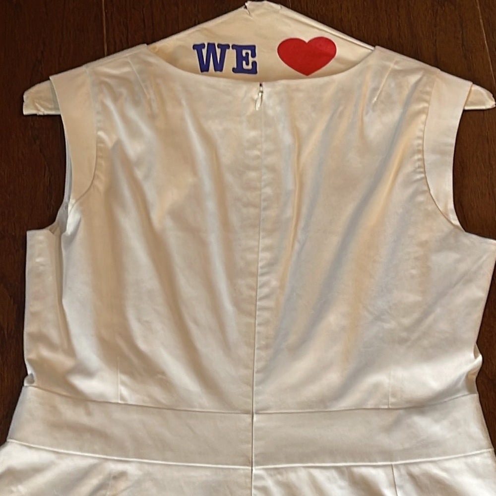 Lafayette 148 Size 8 White Dress