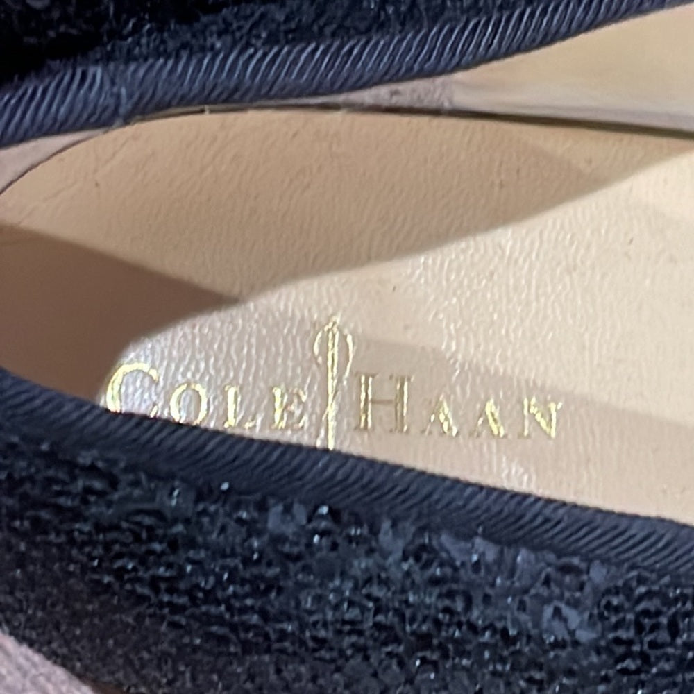Cole Haan Nike Air Women’s Black Sequin Flats Size 10.5