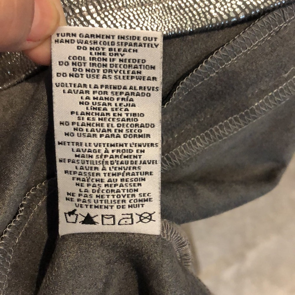 MIA Girls Dress Silver size 5