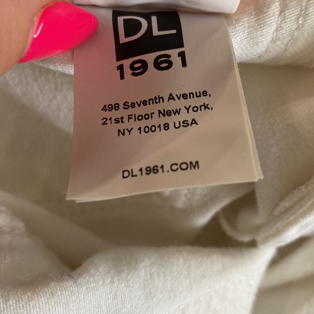Women’s DL1961 jeans. White. Size 12