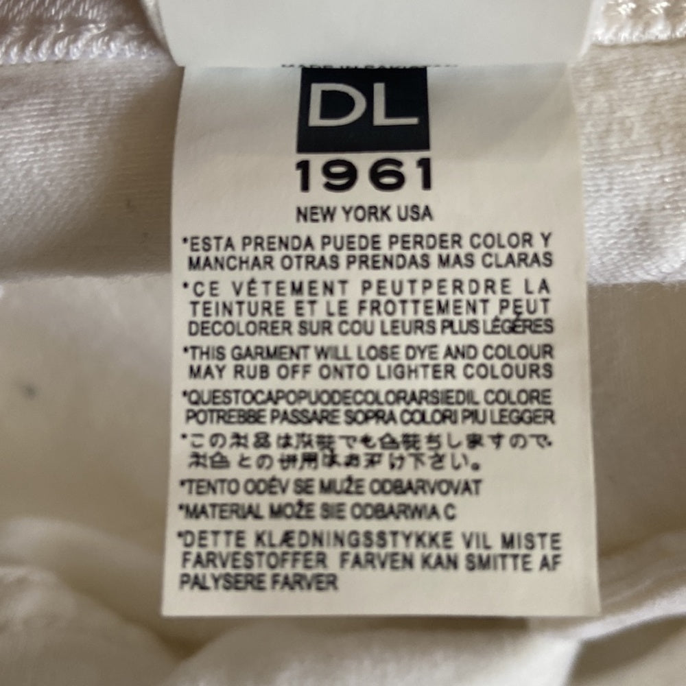 Women’s DL1961 jeans. White. Size 12