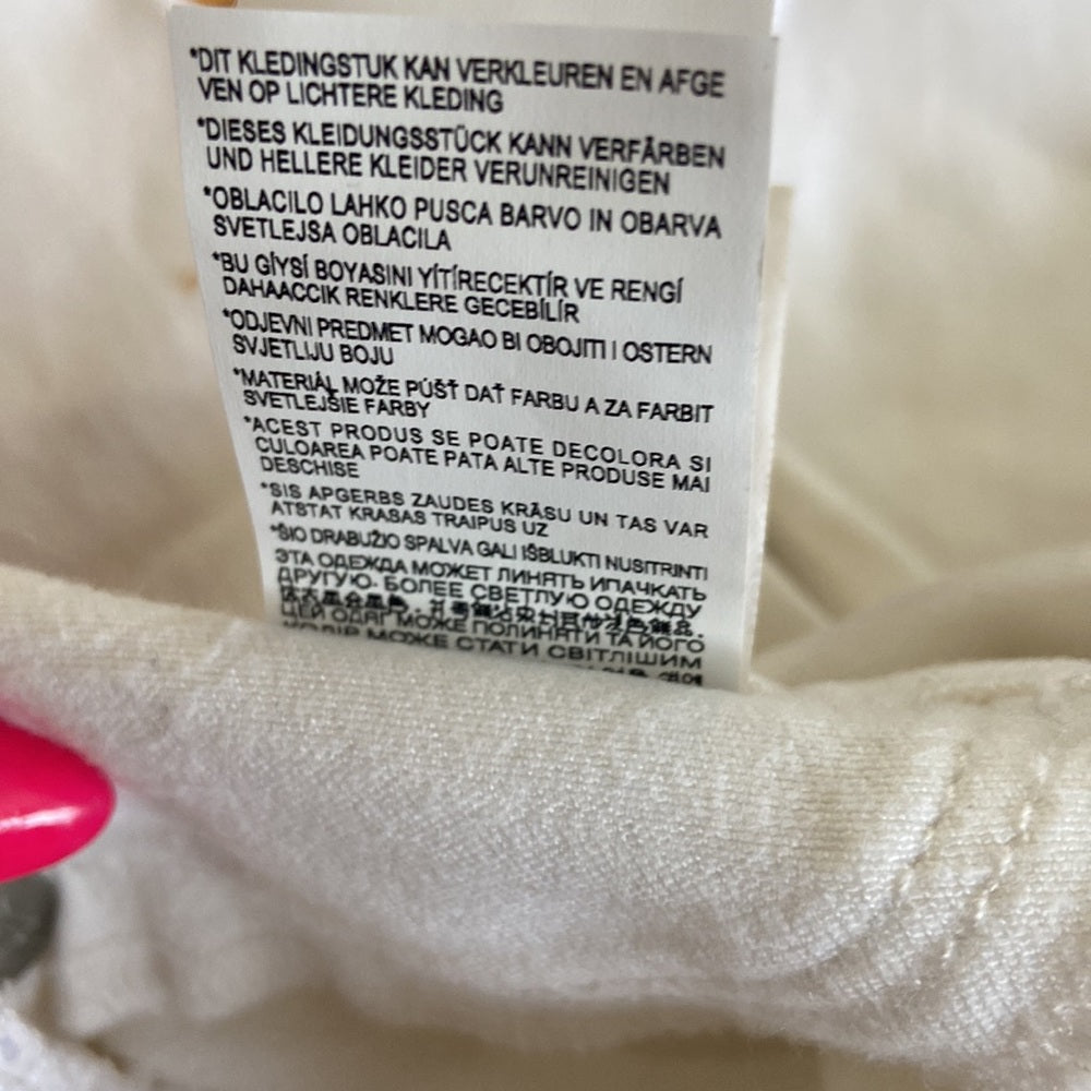 Women’s DL1961 jeans. White. Size 12