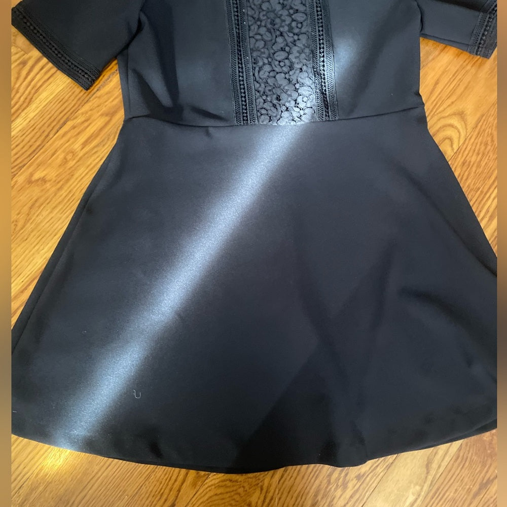 Zara Woman Black Lace Dress Size XL
