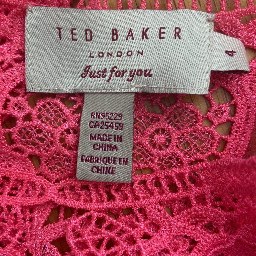 Women’s Ted Baker London dress. Pink. Size 4