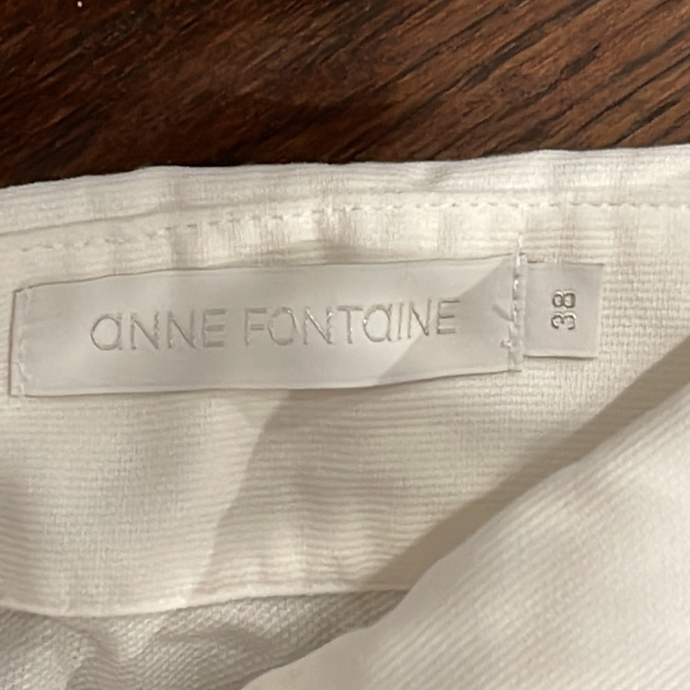 Anne Fontaine White Blouse Size 38