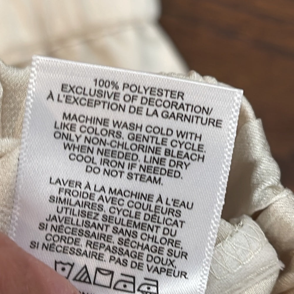 Express Cream Jumpsuit Size XS