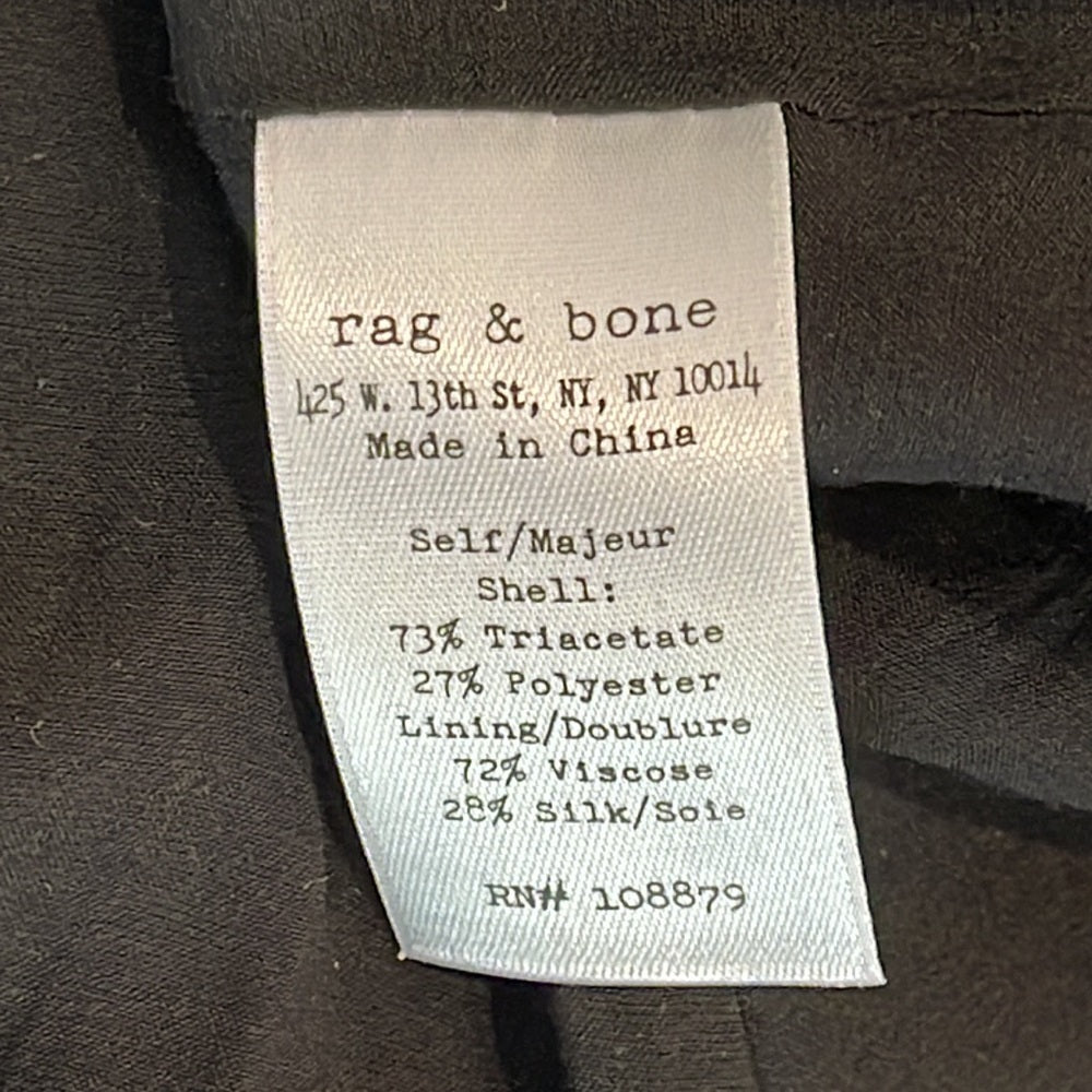 Rag & Bone Black Sleeveless Dress Size 2