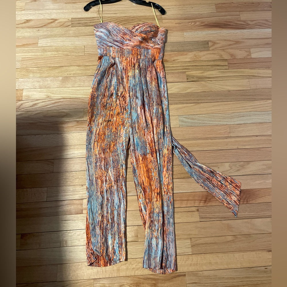 Catherine Maladrino Multicolored Jump Suit Size 2