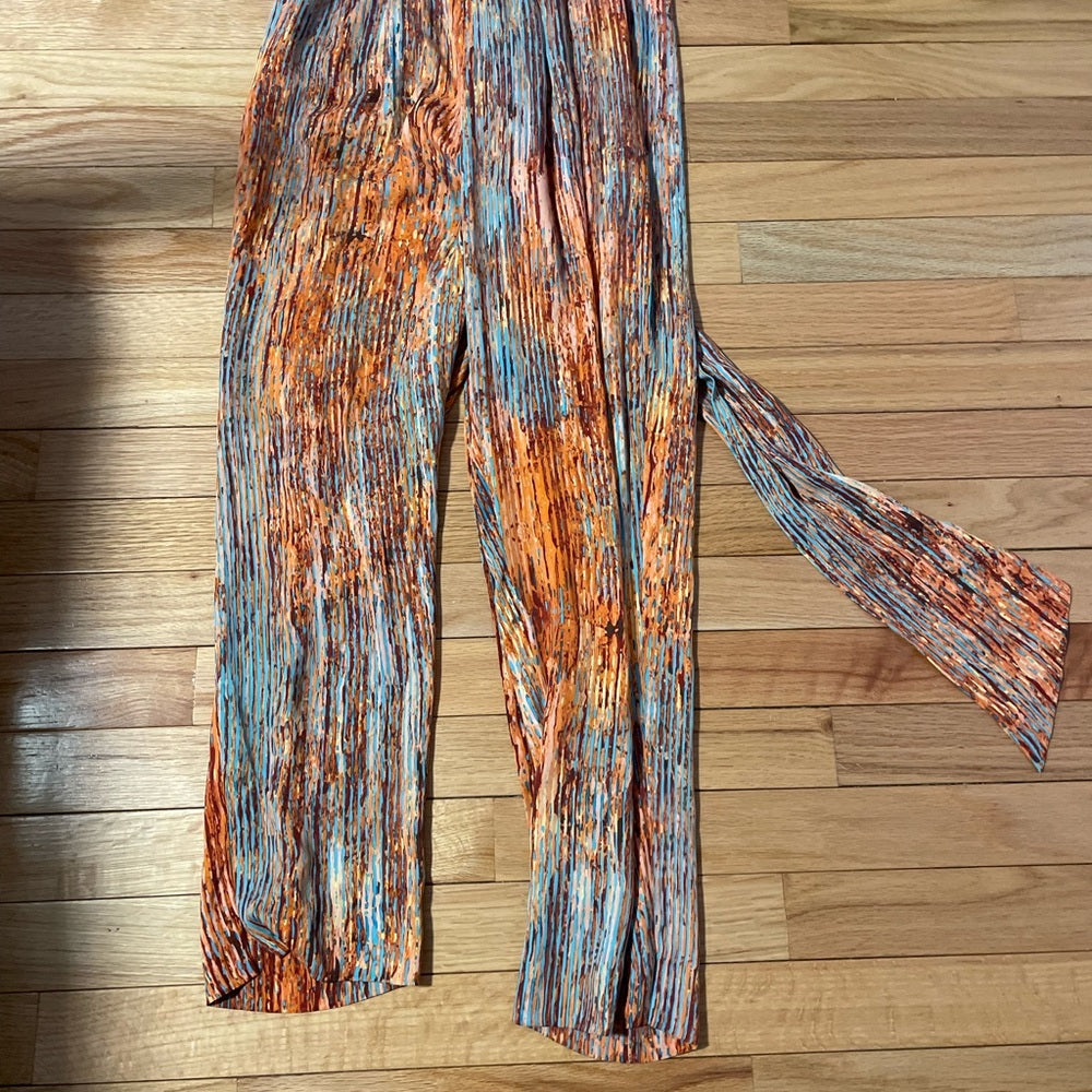 Catherine Maladrino Multicolored Jump Suit Size 2