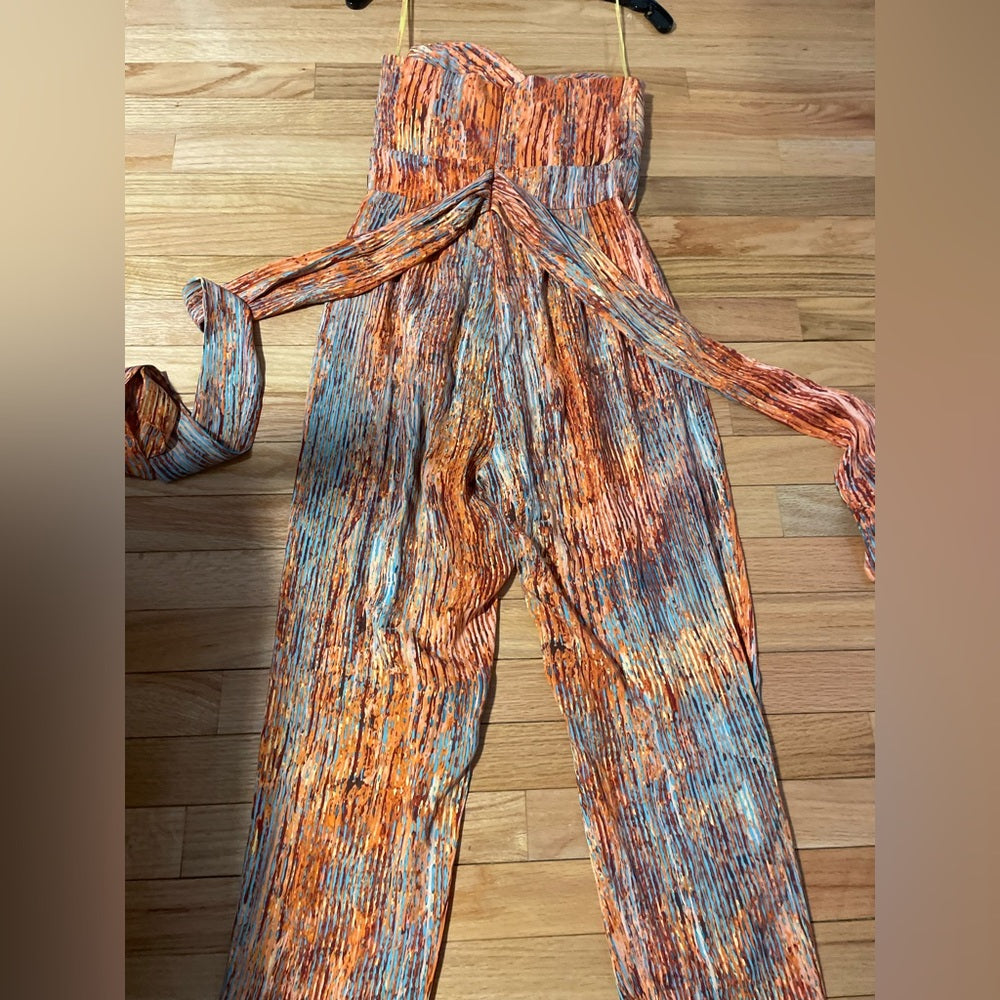 Catherine Maladrino Multicolored Jump Suit Size 2