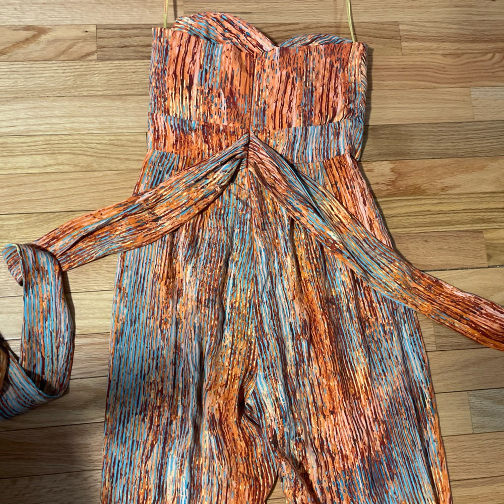 Catherine Maladrino Multicolored Jump Suit Size 2