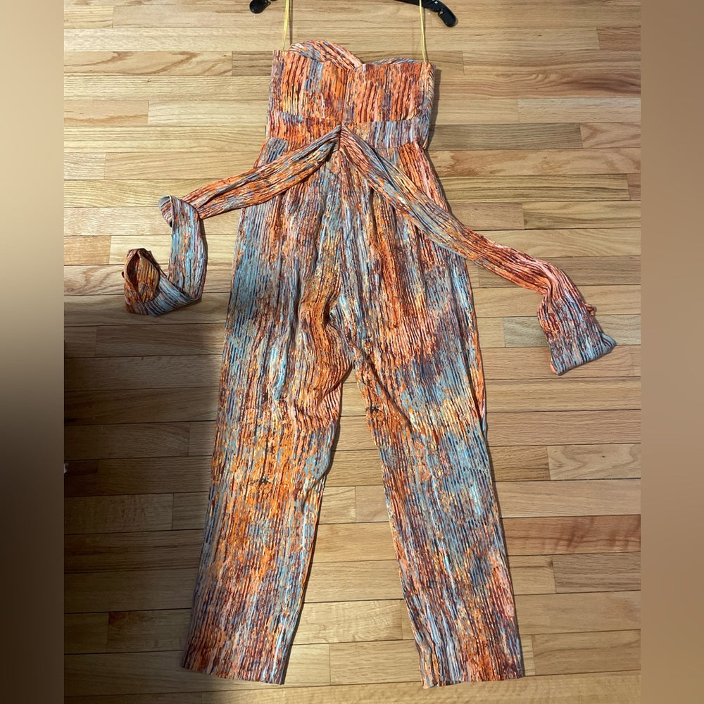 Catherine Maladrino Multicolored Jump Suit Size 2