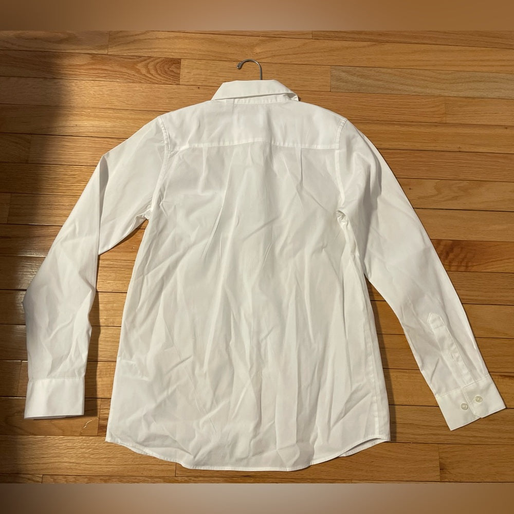 Burberry White Button Down Top Size 12Y