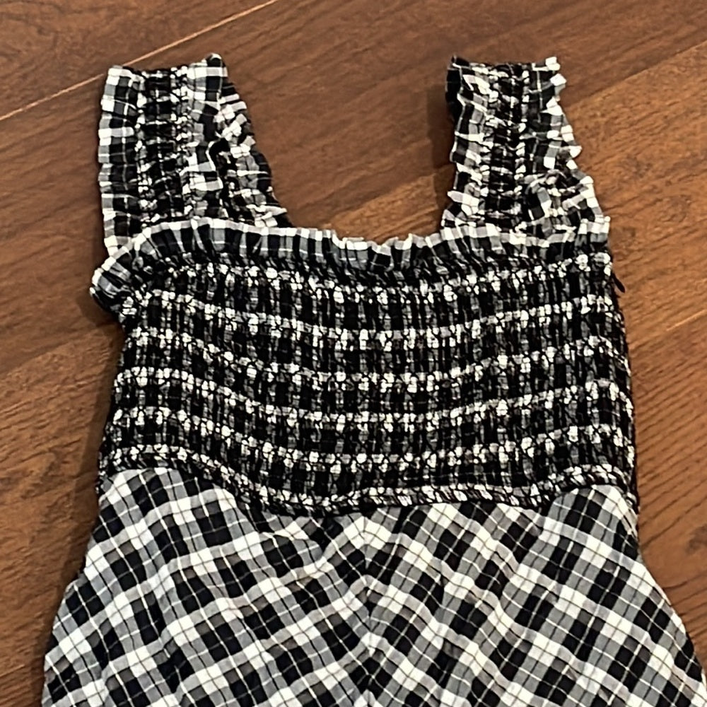 Ganni Black and White Long Maxi Dress Size 38 (US 4-6)