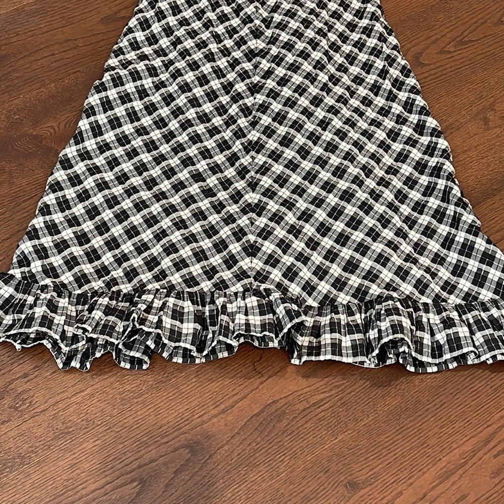 Ganni Black and White Long Maxi Dress Size 38 (US 4-6)
