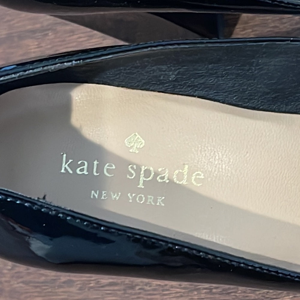 Kate Spade Women’s Black Patent Leather Pumps Size 7.5