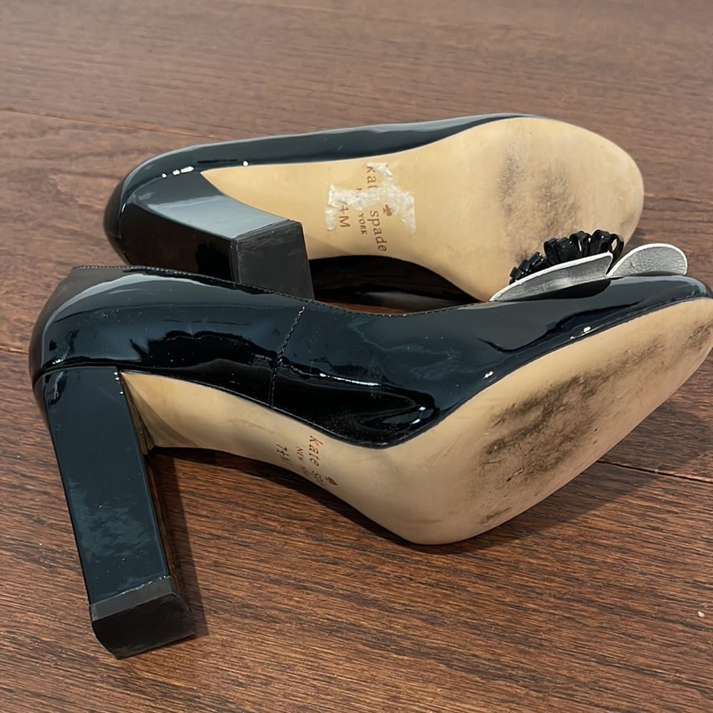 Kate Spade Women’s Black Patent Leather Pumps Size 7.5