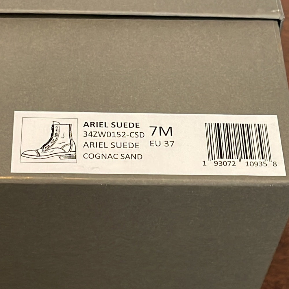 NWT All Saints Ariel Suede Sand Boots Size 37/7