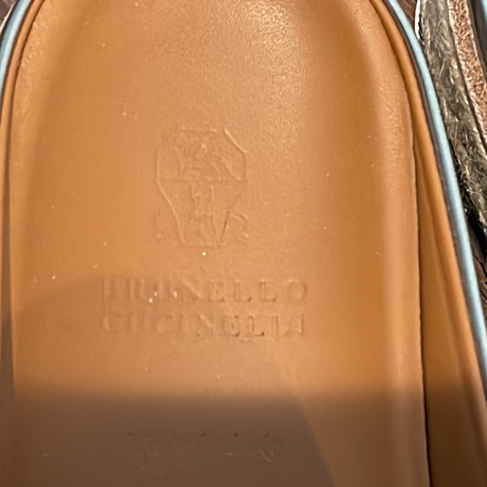 Brunello Cucinelli Women’s Silver Slides Size 37/7