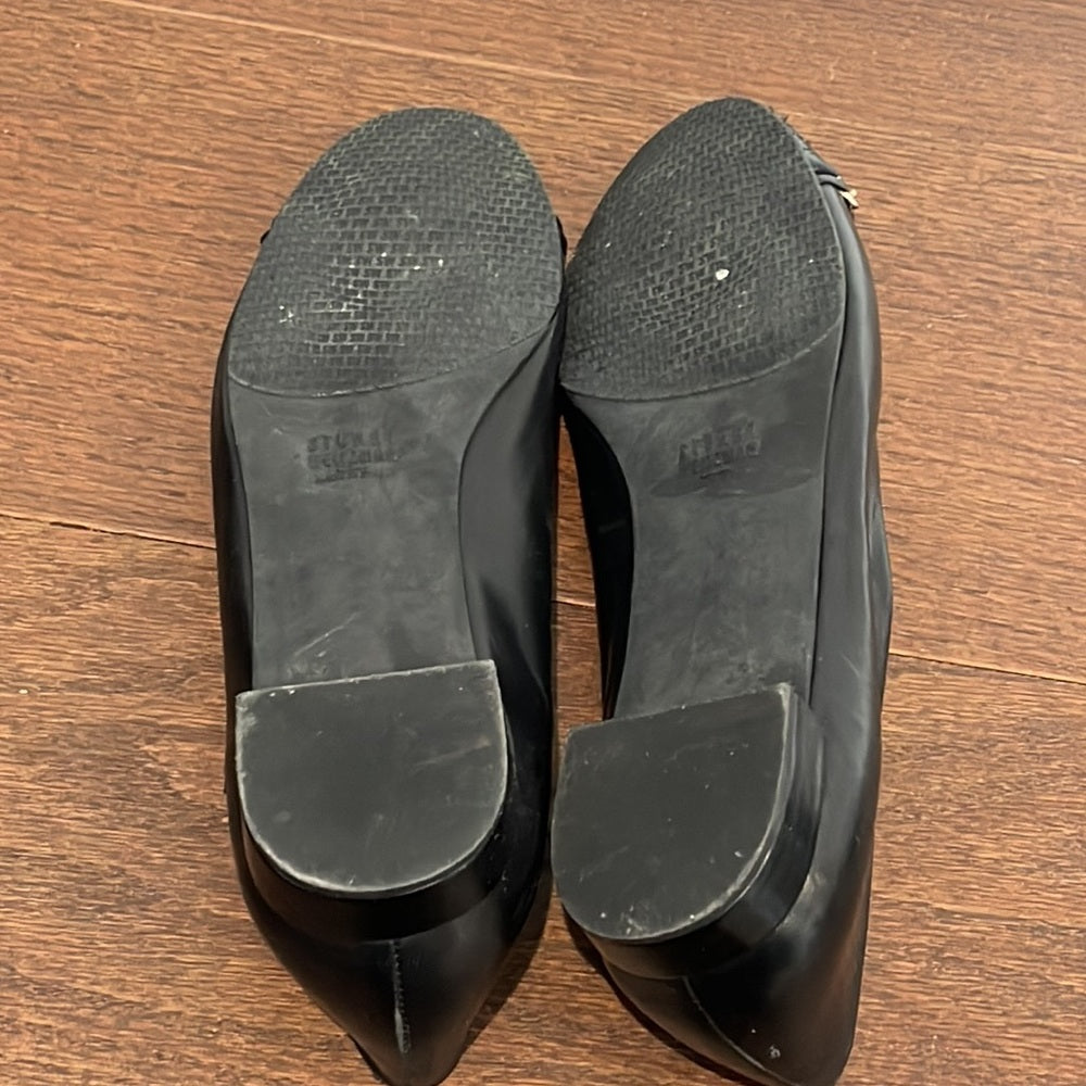 Stuart Weitzman Women’s Black Leather Flats Size 11