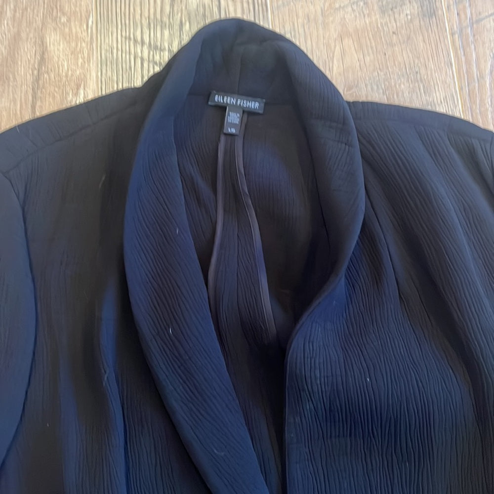 Eileen Fisher Woman’s Black Jacket Size L/G