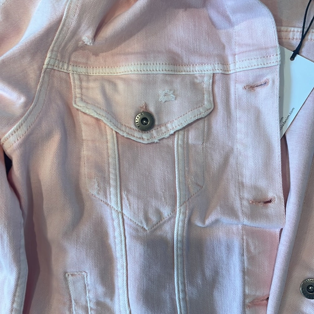 Pistola Woman’s Pink Jean Jacket Size Medium