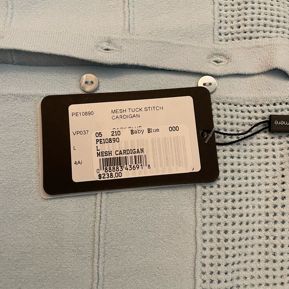 Autumn Cashmere Baby Blue Sweater Size Large