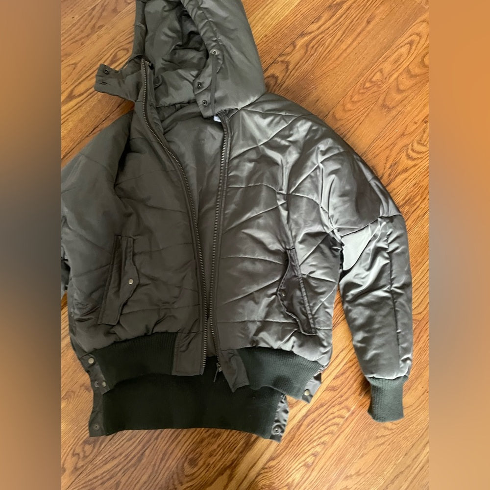 NSF Army Green Puffer Jacket Size P