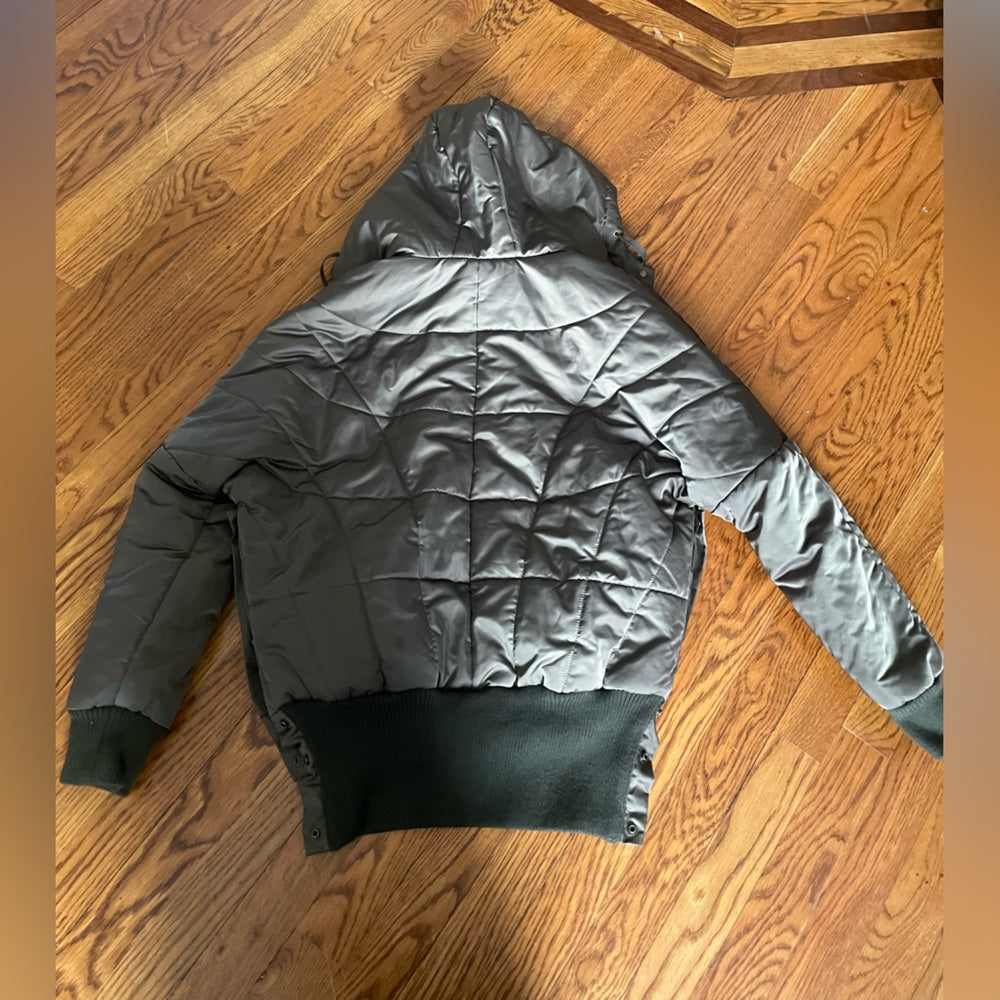 NSF Army Green Puffer Jacket Size P