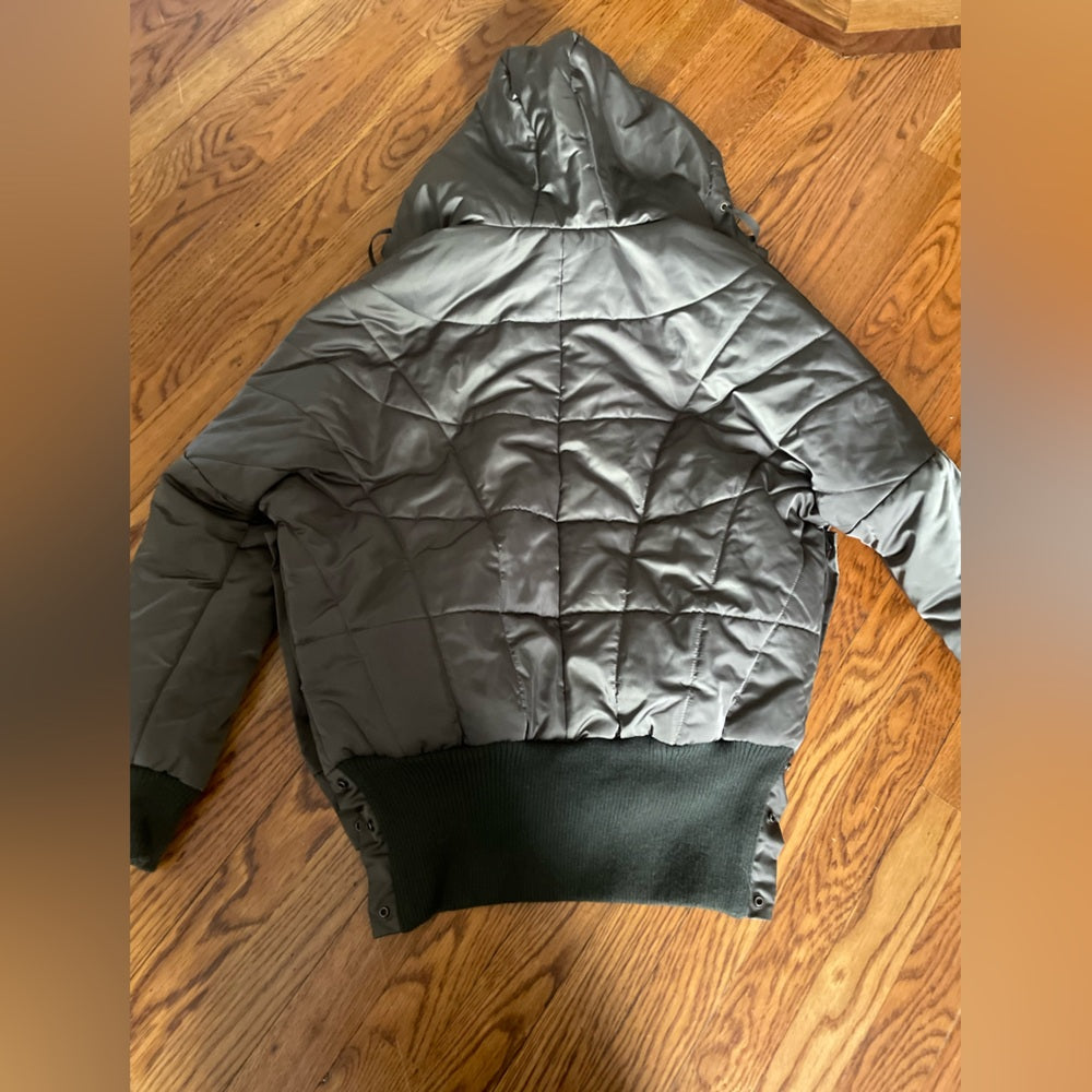 NSF Army Green Puffer Jacket Size P