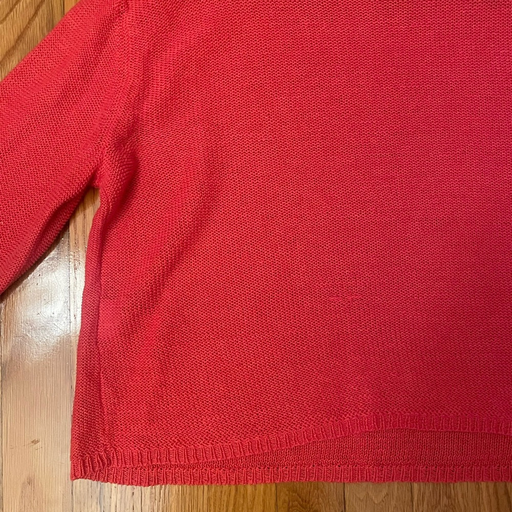 Eileen Fisher Salmon Sweater Size Small