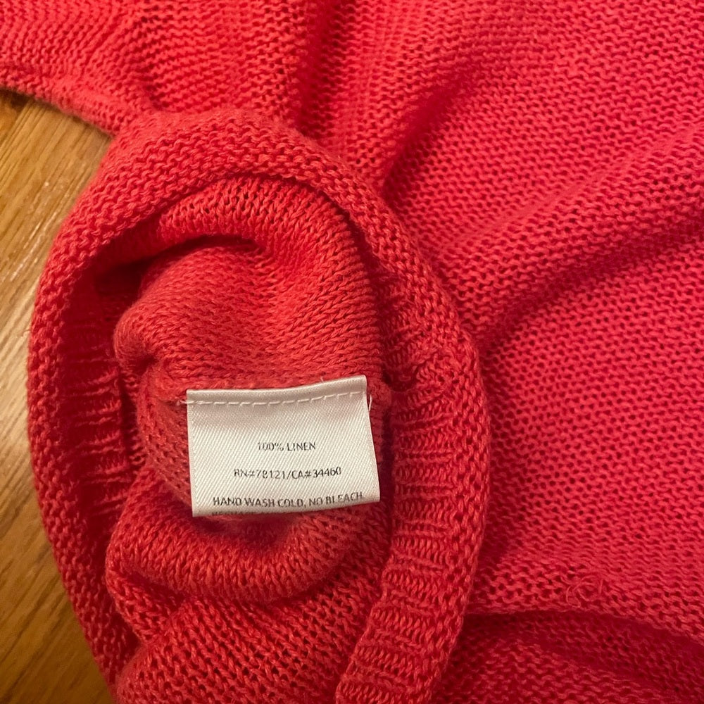 Eileen Fisher Salmon Sweater Size Small