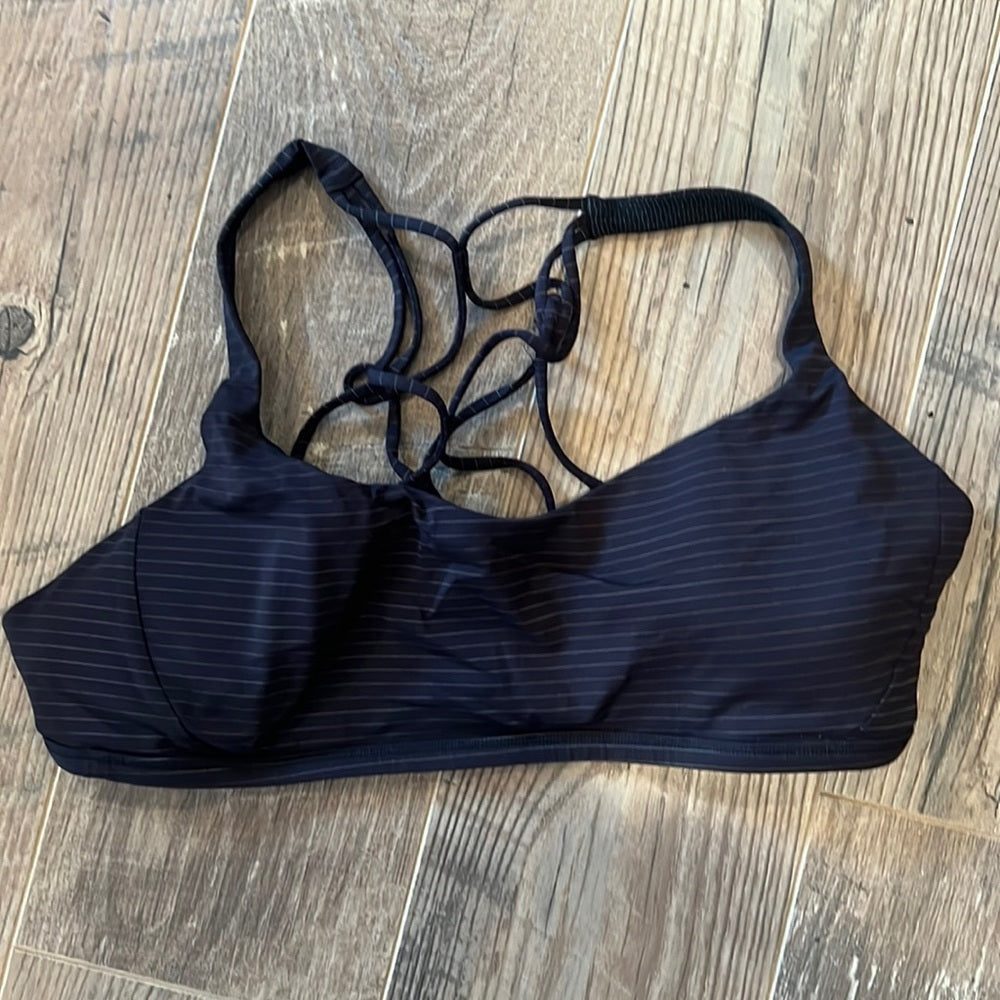Lululemon Woman’s Striped Sports Bra Size 12