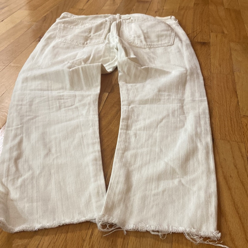 Women’s citizens of humanity jeans. White. Size 25