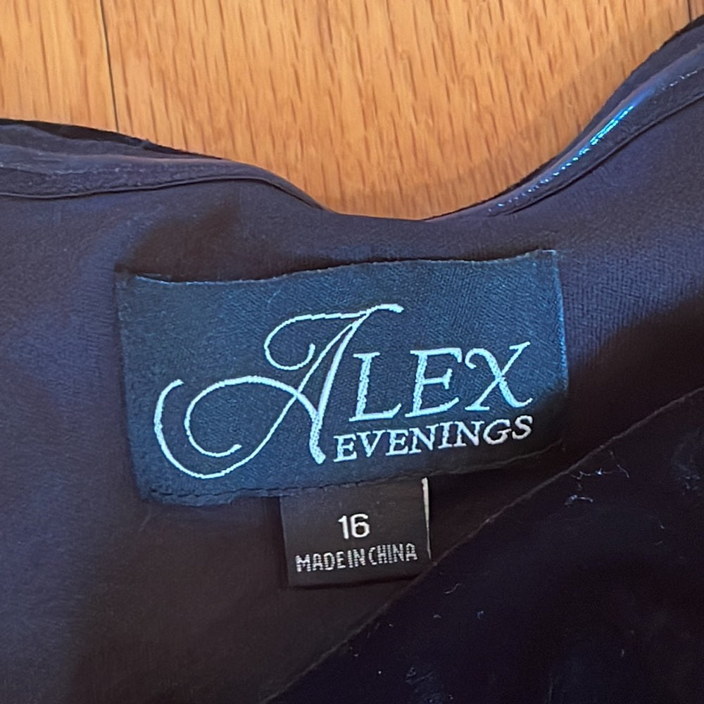 Alex Evenings Women’s Black Dress Size 16