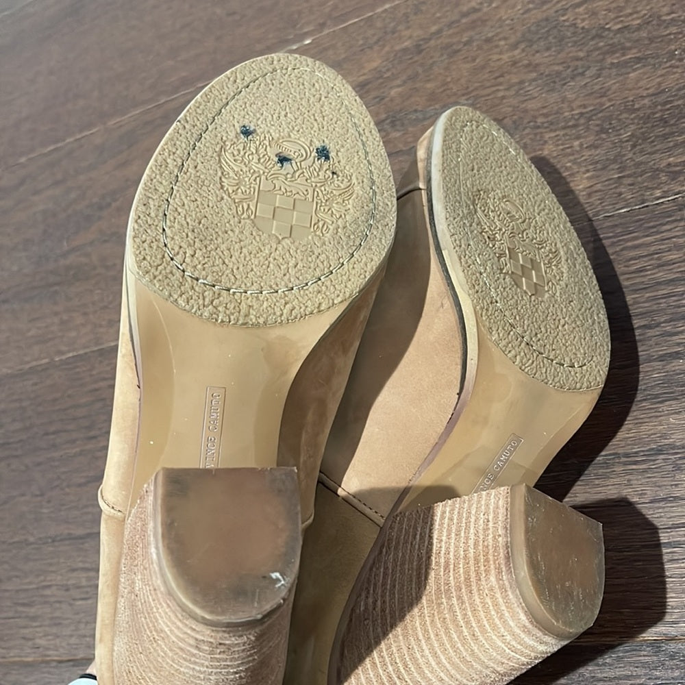 Vince Camuto Tan Women’s Heels Booties Size 10