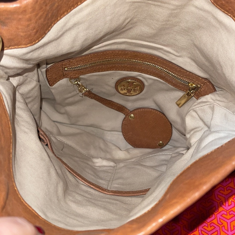 Tory Burch Shoulder or Clutch Tan Bag