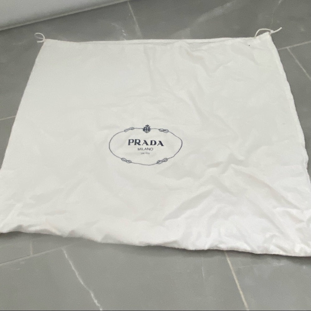 PRADA Yellow Drawstring Napa tote