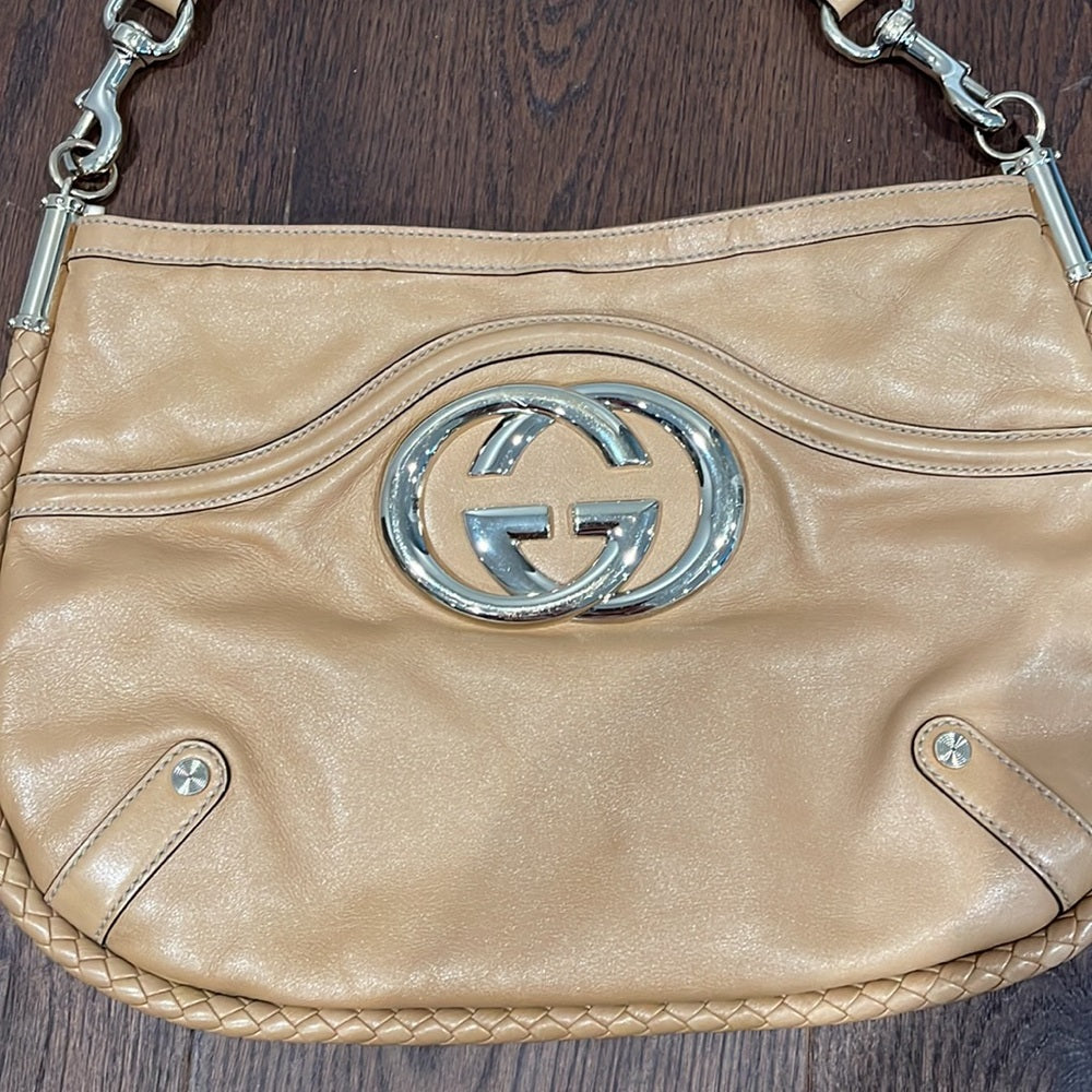 Gucci Tan Leather Hobo