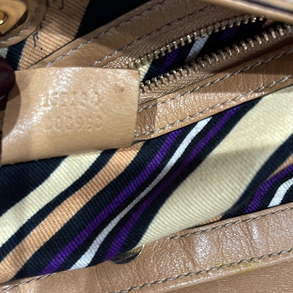 Gucci Tan Leather Hobo