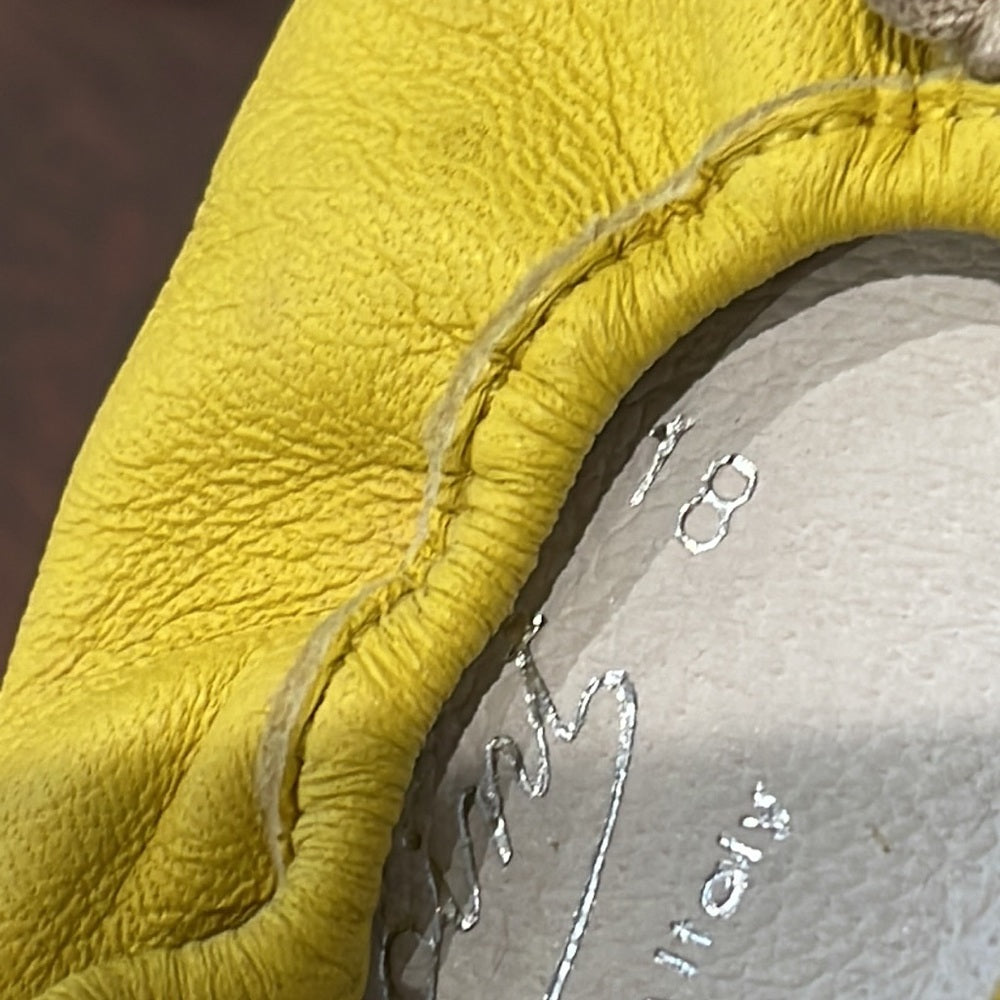 BONPOINT Yellow Little Girls Shoes 18 months