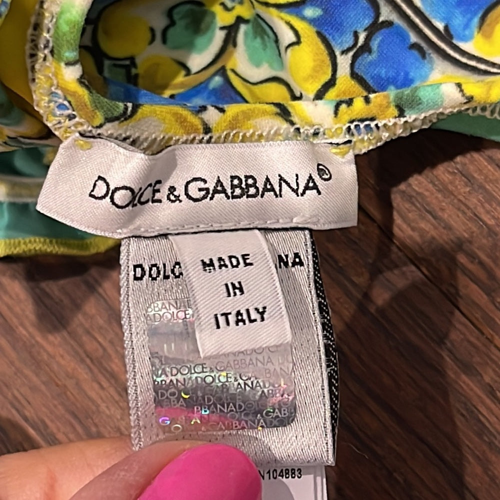 Dolce & Gabbana Girls Bathing Suit Size 9-12 months
