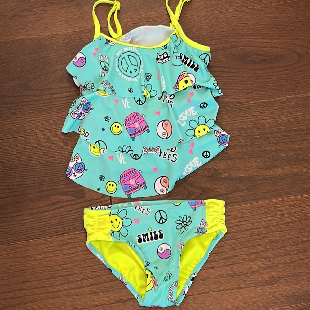 Girls Bundle Tankini Bathing Suits Size 7