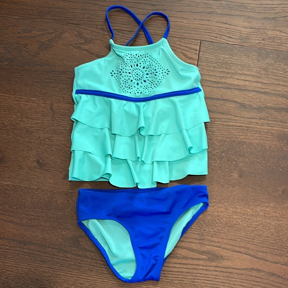 Girls Bundle Tankini Bathing Suits Size 7