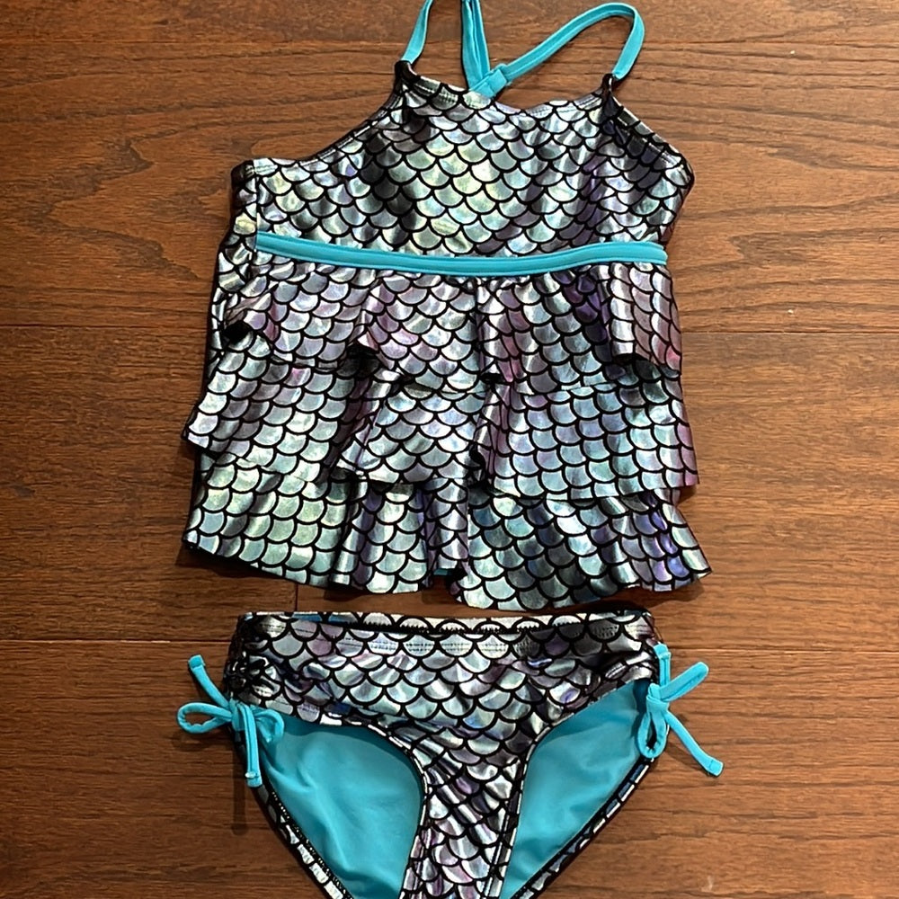 Girls Bundle Tankini Bathing Suits Size 7