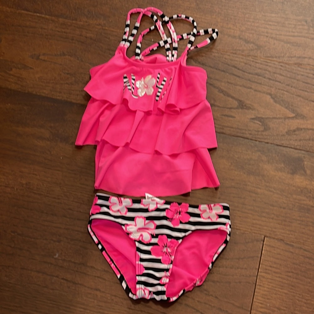 Girls Bundle Tankini Bathing Suits Size 7