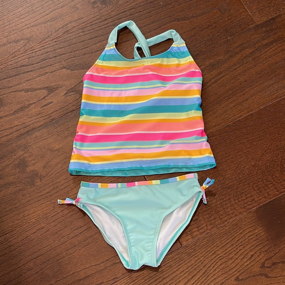 Girls Bundle Tankini Bathing Suits Size 7